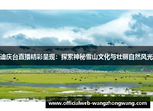 迪庆台直播精彩呈现：探索神秘雪山文化与壮丽自然风光